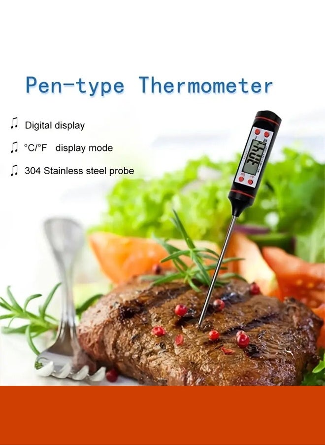 Cooking Thermometer - Digital Food Meat Candy Thermometer -  DT-10 Instant Read Digital Cooking Meat Thermometer with Long Probe for Cooking BBQ Kitchen Grill Milk - pzsku/ZA957109A94137169381AZ/45/_/1738229435/12f6e972-9916-40ae-a4ba-29a93e76fd46