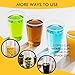 RACETOP 500 Pack 9 oz Plastic Cups Clear Disposable Plastic Cups Bulk Cold Drinking Party Cup Transparent for Wedding Thanksgiving Christmas Party - Image 4