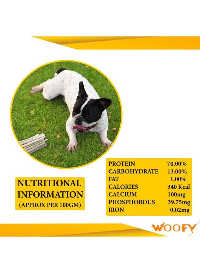 Generic Dog Natural Twisted Rawhide Chew Sticks | Calcium White Twisted Chew Stick | Fresh & Natural Rawhide Treats For All Dogs Breeds (1000 Gram) - All Life Stages  - Image 3