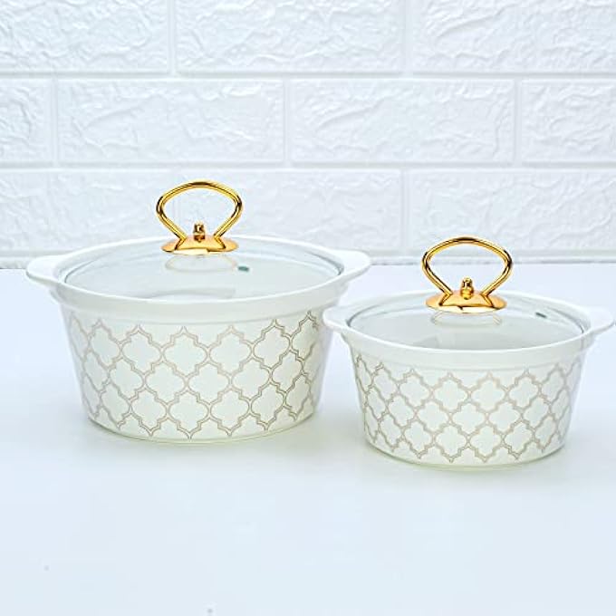 rayihni Shallow 5Pcs Round Casseroles With Candle Stand And Handle 515X34X345 Cx5PG23 - Image 2