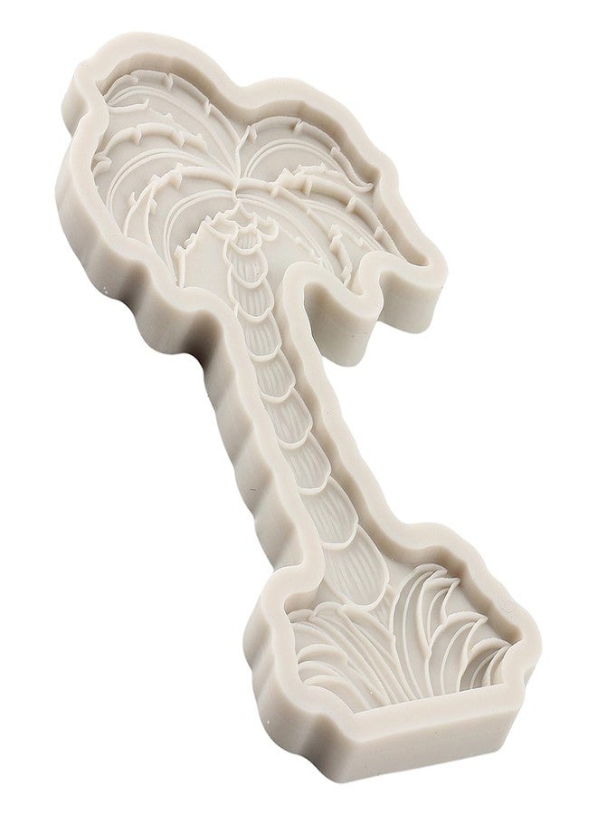 YANQINMS Coconut Tree Silicone Fondant Mold Summer Holiday Beach Molds For Sugar Cake Decorating Cupcake Topper Candy Chocolate Gum Paste Polymer Clay - Image 4