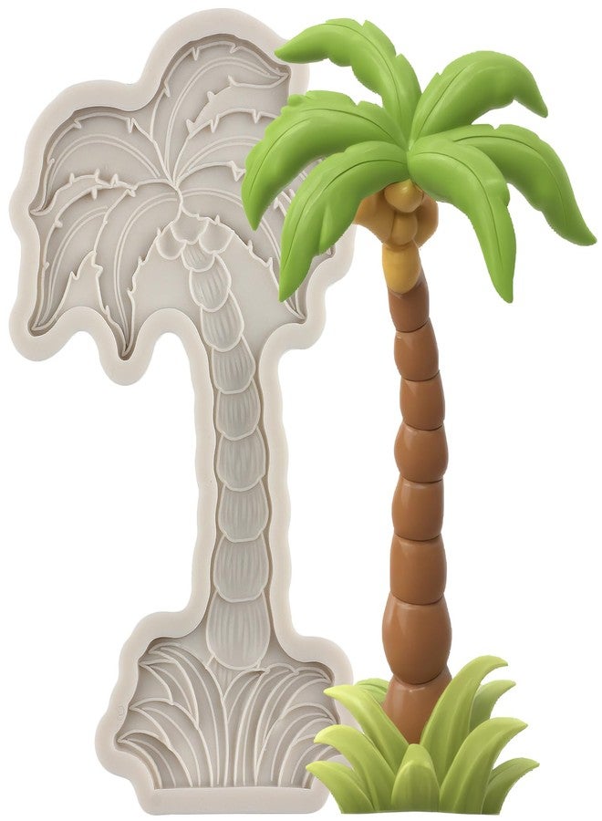 YANQINMS Coconut Tree Silicone Fondant Mold Summer Holiday Beach Molds For Sugar Cake Decorating Cupcake Topper Candy Chocolate Gum Paste Polymer Clay - Image 1