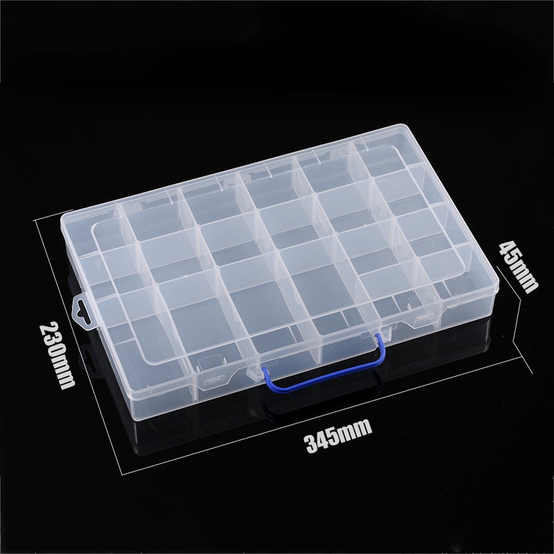 Adjustable Dividers 20 Compartment Slot Plastic Storage Box Organizer Jewelry Tools Electronic Components Container - Image 5