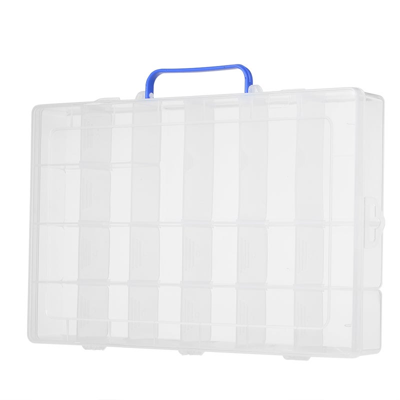 Adjustable Dividers 20 Compartment Slot Plastic Storage Box Organizer Jewelry Tools Electronic Components Container - Image 1
