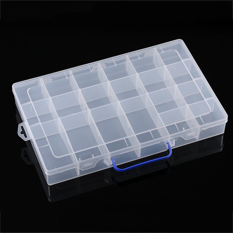 Adjustable Dividers 20 Compartment Slot Plastic Storage Box Organizer Jewelry Tools Electronic Components Container - Image 3