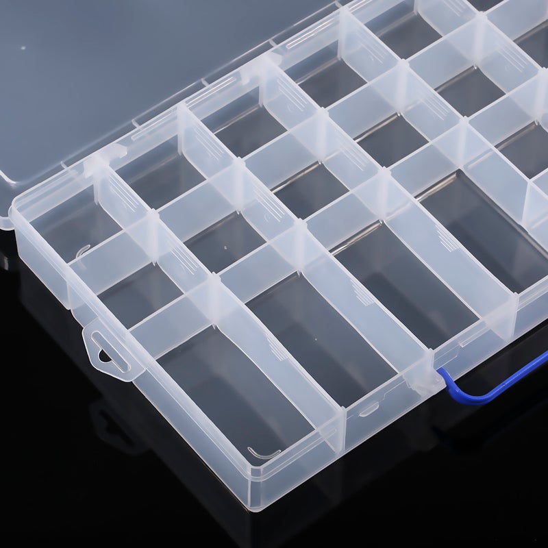 Adjustable Dividers 20 Compartment Slot Plastic Storage Box Organizer Jewelry Tools Electronic Components Container - Image 4