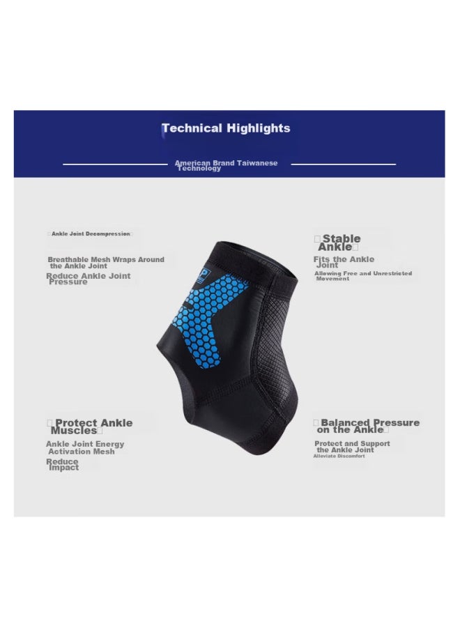 LP Lp Sports Ankle Brace For Running And Basketball, Ankle Protection Joint Compression Support, Lightweight Dazzling Energy Ct11 Red M  - Image 2