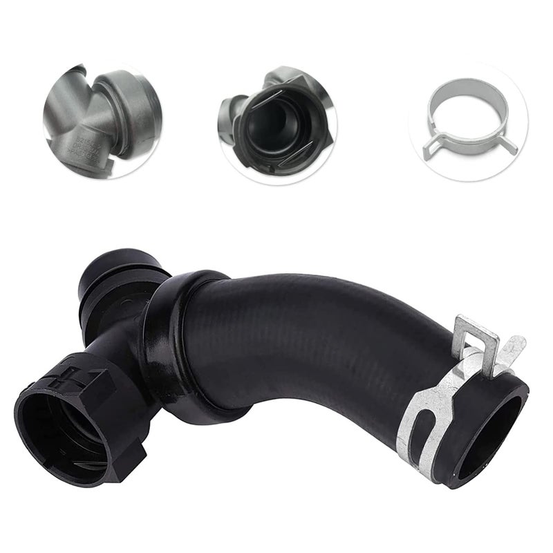 MIMIRACLE MIMIRACLE Engine Heater Hose T-Connector Pipe, Radiator Hose Connector Compatible with Ford F150 Mustang LOBO, Replacement for DR3Z-8566-A, Fix Coolant Leaks  - Image 2