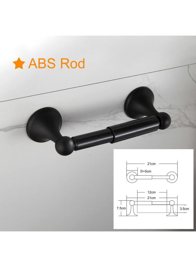 BGL Bathroom Hardware Set Matte Black Adjustable Expandable Bath Towel Bars Bathroom Accessory Set Towel Racks 8-Pieces Wall Mount - Image 2