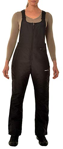 Arctix Womens Essential Insulated Bib Overalls Black Large