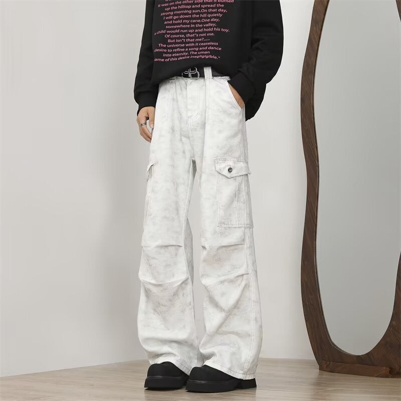 Unisex Casual Daily Denim Jeans - Image 1