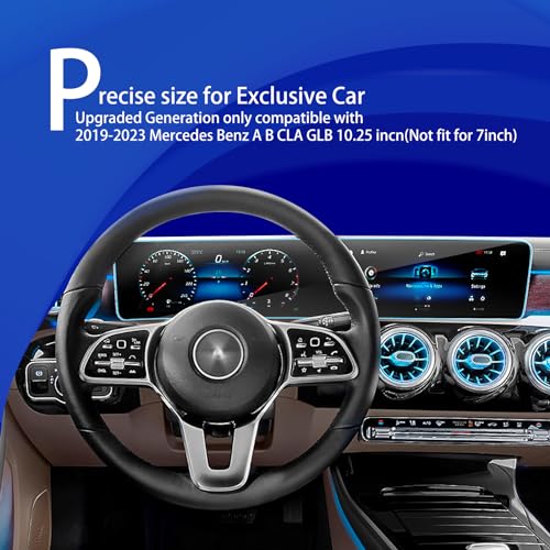 XXCIWP 2025 2026 Mercedes Benz EQB GLB GLA CLA250 Screen Protector for 2020-2023 2026 Mercedes CLA GLB CLA250 2022-2024 Benz EQB 10.25 Inch TouchScreen Tempered Glass 2023 Mercedes Accessories-2p - Image 2