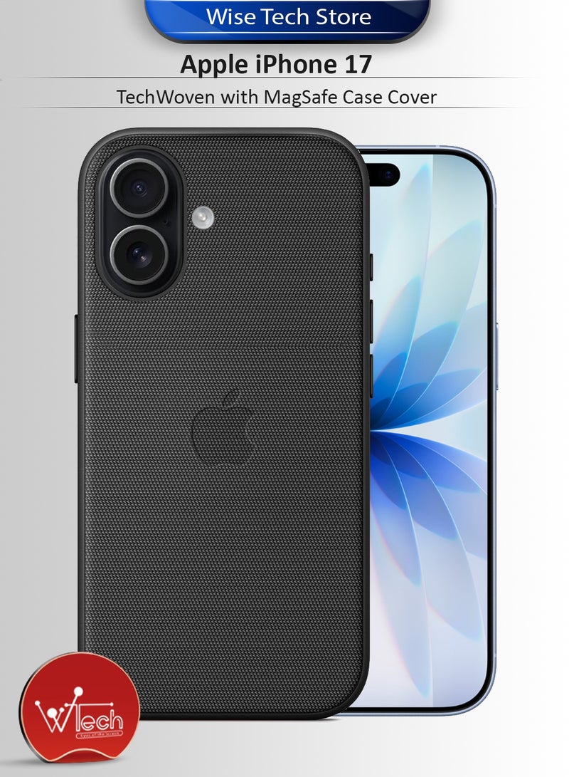 Wtech Apple iPhone 17 5G 2025 TechWoven with MagSafe Case Cover (MCMPMN) - Black - Image 1