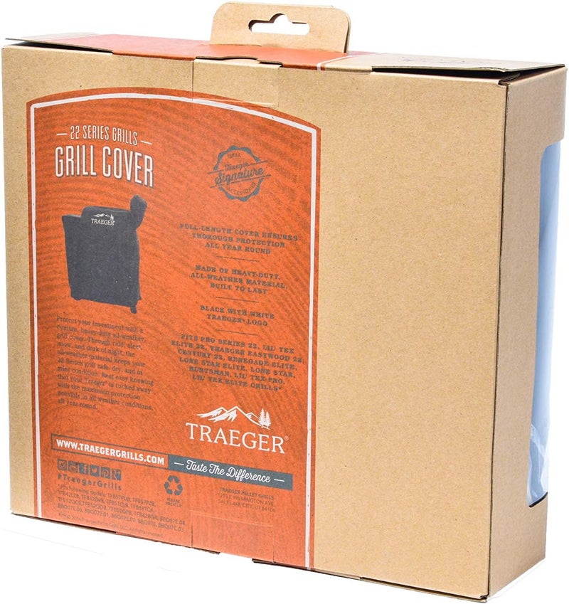 TRAEGER Grills BAC503 Full-Length Grill Cover Grill Accessory - Pro 575/ Pro 22, Black - Image 3