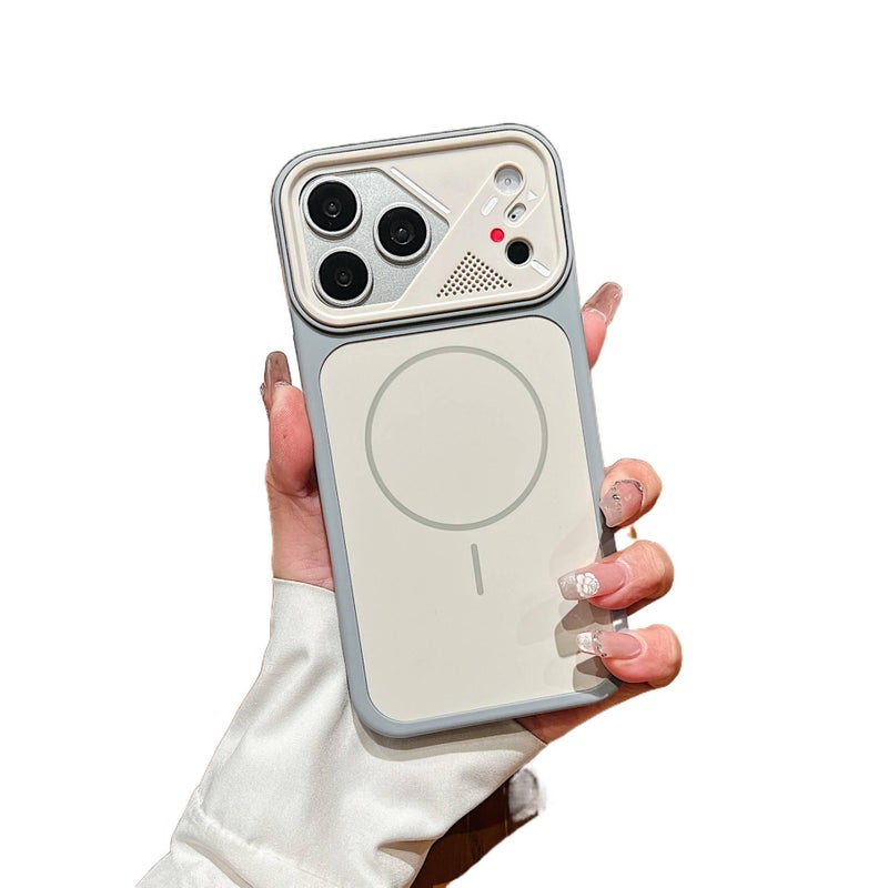 MagSafe Case | Drop Protection | Anti-Fingerprint | Shockproof Cover for iPhone 16 / 16 Plus / 16 Pro / 16 Pro Max | White - Image 1