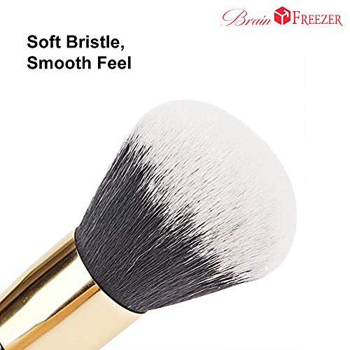 Brain Freezer Persian Bristle Makeup Brush- Black, Golden - Image 3