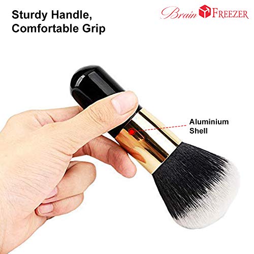 Brain Freezer Persian Bristle Makeup Brush- Black, Golden - Image 4