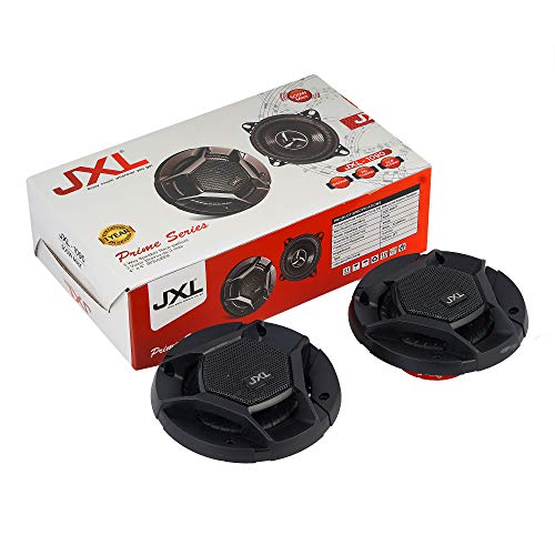JXL 1090 High Performance 3 Way 4 Inch Coaxial Car Speaker with Inbuilt PEI Car Tweeter and HOP Woofer 500W MAX Pair (Black) - Image 3