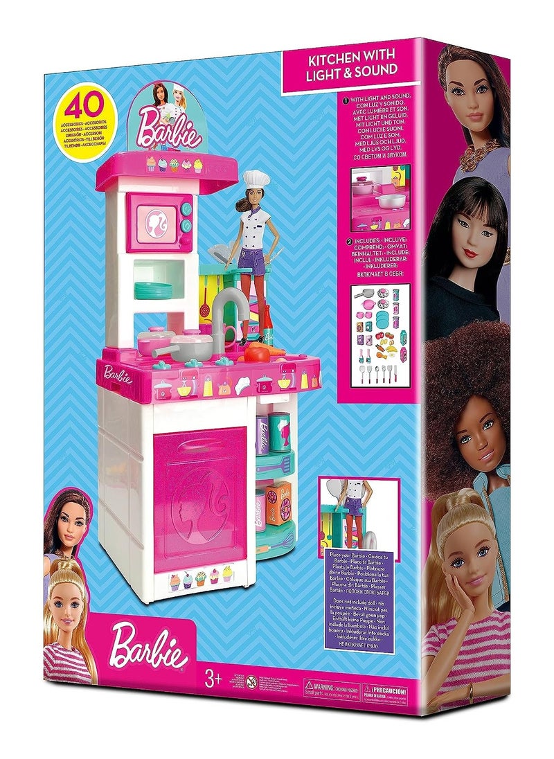 Barbie Barbie Kitchen with Light and Sound  - Image 4