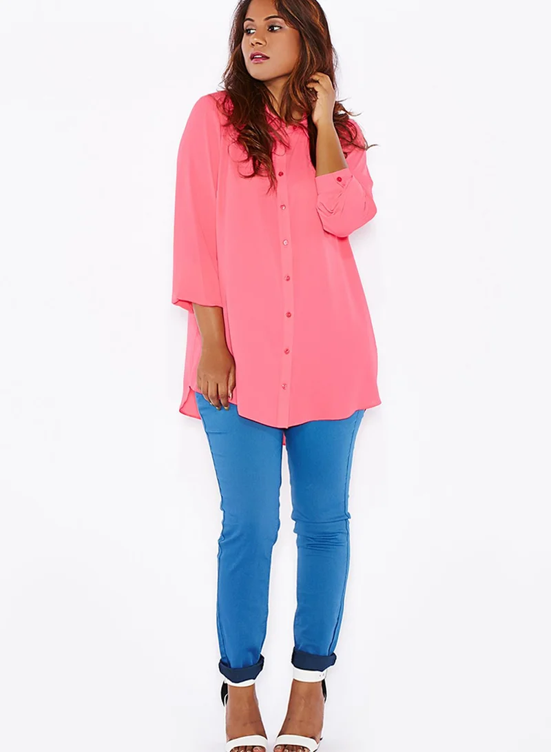 EVANS Button Front Shirt