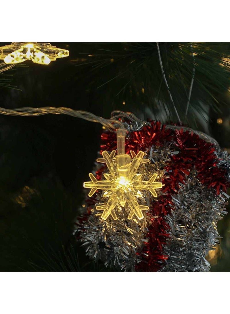 Milano Snow Flake String Light 3Mtr (3000K) - Image 2