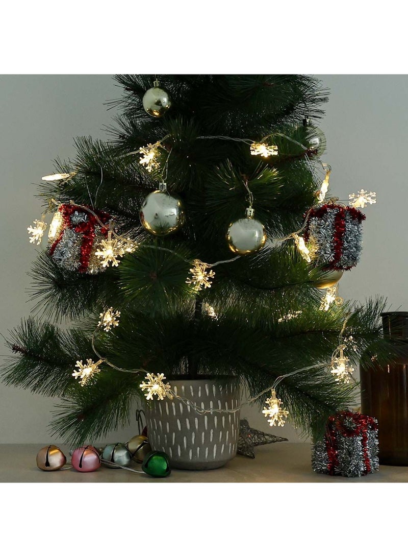 Milano Snow Flake String Light 3Mtr (3000K) - Image 1