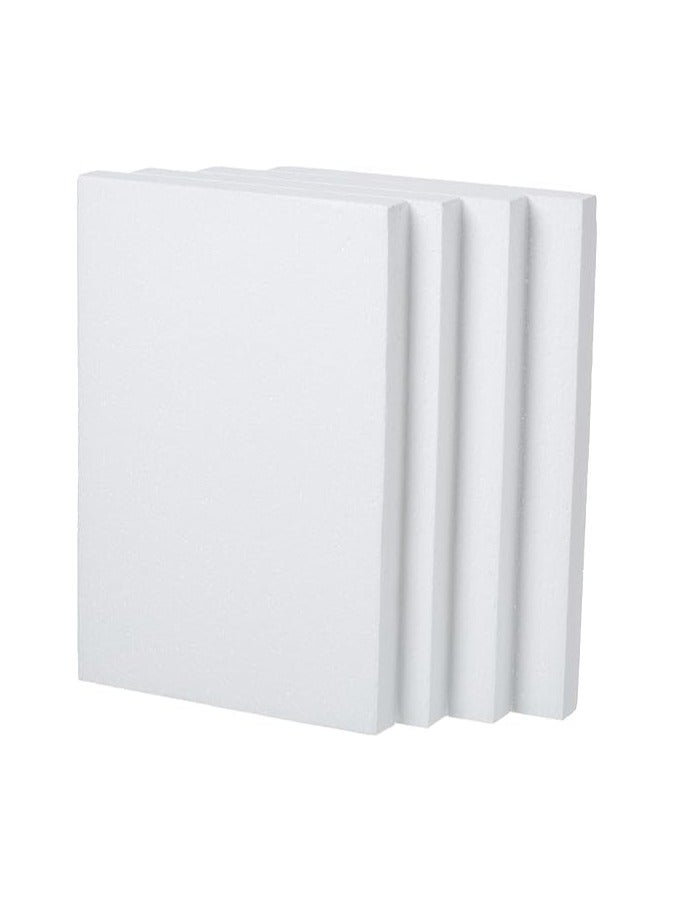CRAFT MAGIC 4PCS Craft Foam Blocks 30x20x2cm Rectangle Polystyrene Thermocol Styrofoam Sheets for DIY Arts Crafts Sculpting Flower Arrangements School Office Home Use - Image 4