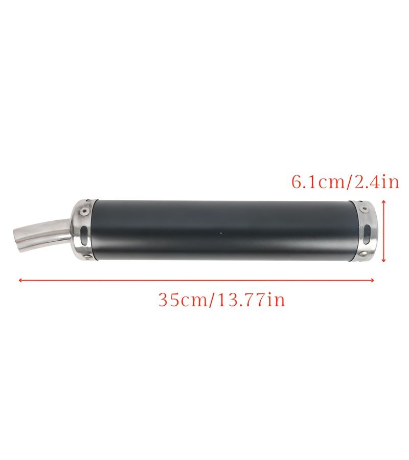 2 Stroke Exhaust Pipe Kit For Motorcycle Moped Modification 20mm Color Kit - Image 4