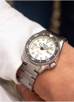 Seiko 5 Sports SRPK31K1 Automatic Stainless Steel SKX series Men's Watch Cream Dial