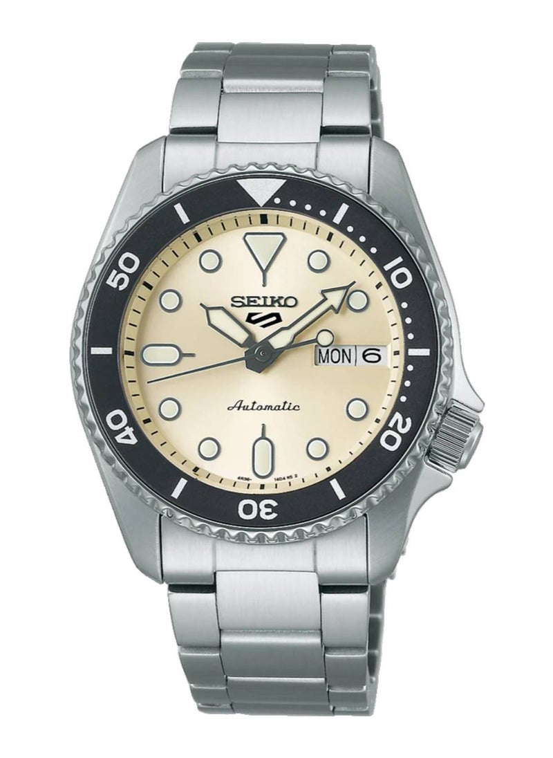 Seiko - Seiko 5 Sports SRPK31K1 Automatic Stainless Steel SKX series Men's Watch Cream Dial - Image 1