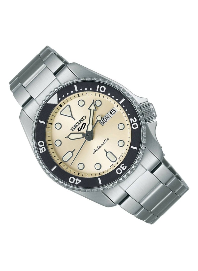Seiko - Seiko 5 Sports SRPK31K1 Automatic Stainless Steel SKX series Men's Watch Cream Dial - Image 1