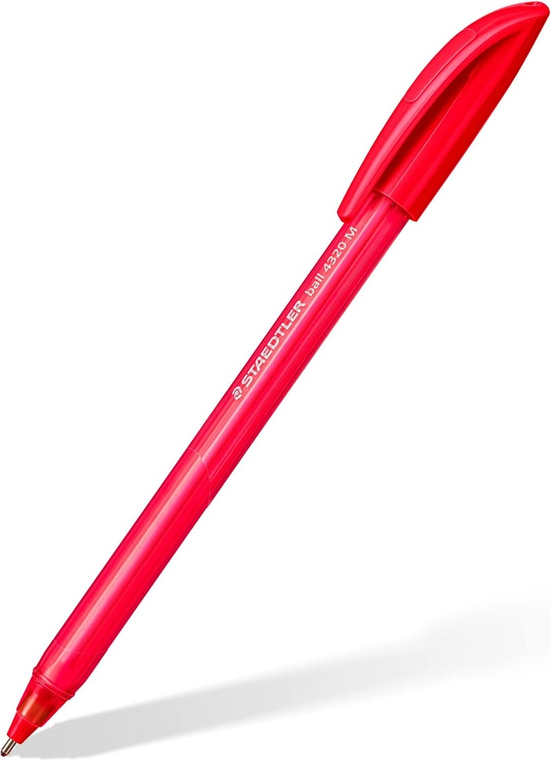 STAEDTLER 4320 MC10 Stick Rainbow Ballpoint Pen - Assorted Colours (Pack of 10) - Image 2