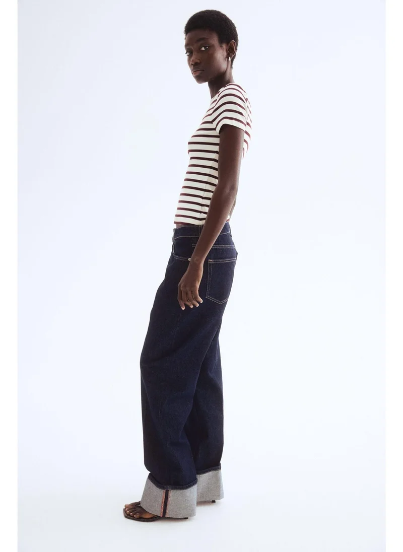 H&M Ribbed T-shirt
