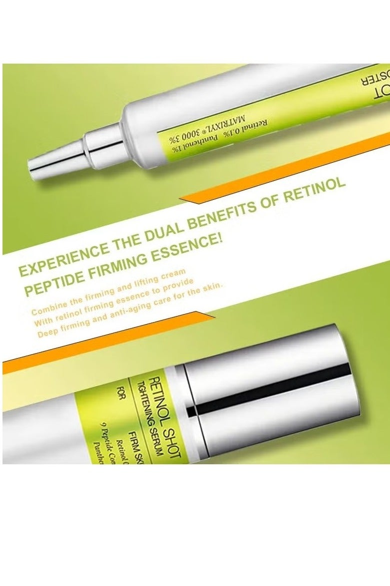 Generic Retinal Shot Tightening Booster And Serums,Retinal Mild Facial Care Liquid,Face Skin Moisturizer,Retinol Face Cream,Firming Eye Gel,Eye Wrinkle Cream(B)  - Image 2