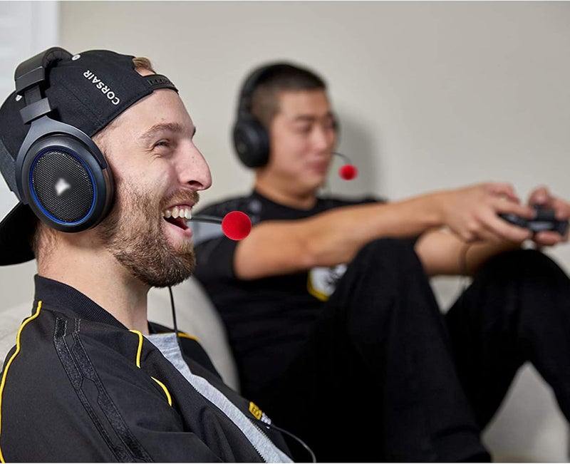 weishan HS60 Pro Mic Replacement for Corsair HS50, HS60, HS70 Gaming Headset Detachable Microphone Gaming Headset on PS5, PS4, PC, Xbox, Noise Cancelling 3.5mm Black - Image 4