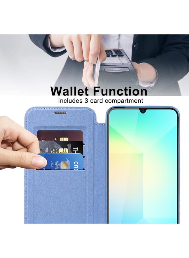 S-TOP Case For Samsung Galaxy A06 4G Shield MagSafe RFID Anti-theft Leather Phone Case - Image 3