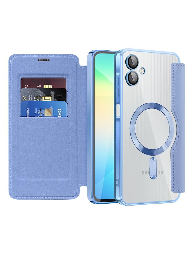 S-TOP Case For Samsung Galaxy A06 4G Shield MagSafe RFID Anti-theft Leather Phone Case - Image 2