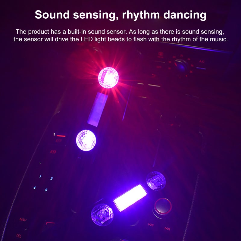 LED Lamp: USB Powered, Colorful Lighting Effects, Portable Light - Easy To Install, Energy Efficient Decorative Lighting for Car, Room, Outdoor Parties & Celebrations - Image 2