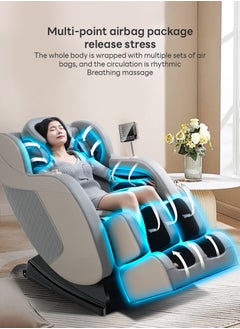 ETG （5 Years Warranty）Zero Gravity Massage Chair Full Body with Heat and Foot Massage,Full Body Massage Recliner Chair with Airbags, Kneading, Bluetooth, LCD Touch Control（Equipped with intelligent voice function）  - Image 4