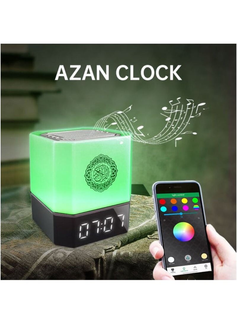 ACLIX New Quran Speaker With APP Control Azan Time, Touch Lamp Digital Alquran Player Night Light Rechargeable Bedside Outdoor Desk Table Lamp - Image 4