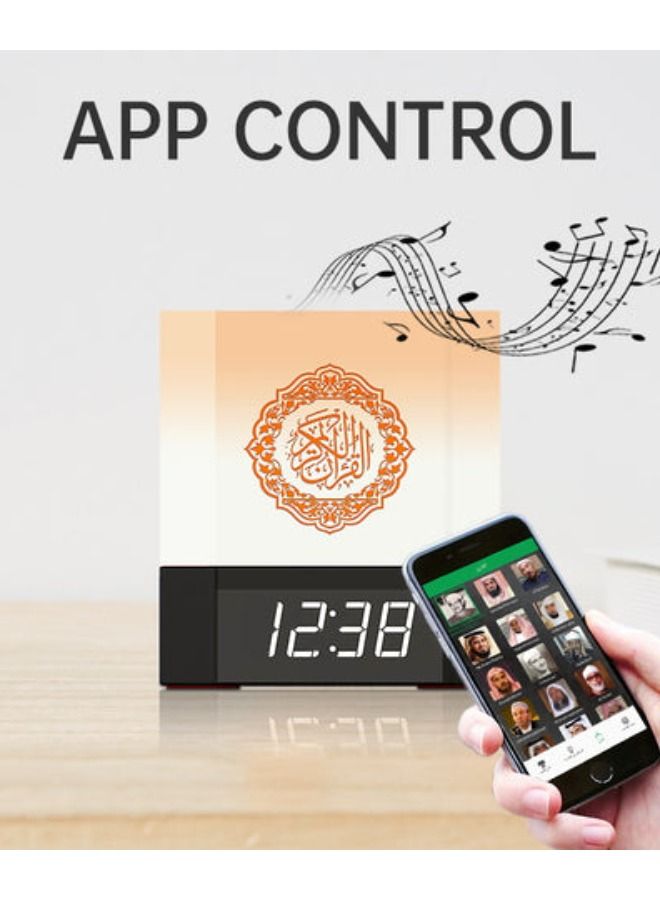 ACLIX New Quran Speaker With APP Control Azan Time, Touch Lamp Digital Alquran Player Night Light Rechargeable Bedside Outdoor Desk Table Lamp - Image 2