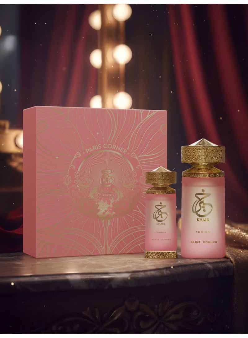 PARIS CORNER KHAIR FUSION PERFUME + OIL COMBO SET