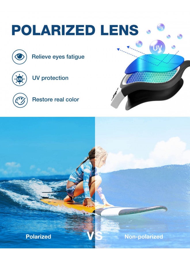 ZIONOR Kids Swim Goggles, G1MINI Polarized Swimming Goggles Comfort for Age 6-14, UV Protection Anti-Fog Adjustable Strap Fit for Child Boys Girls (Gold Lens) - Image 2