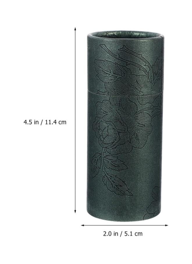 Generic - Empty Kraft Paper Jar Tube Cardboard Boxes- 20pcs Essential Oil Bottle Packaging Box Gift Paper Tube Packing Box 50ml Cylinder Round Paper Boxes for Tea Coffee Cosmetic - Image 1