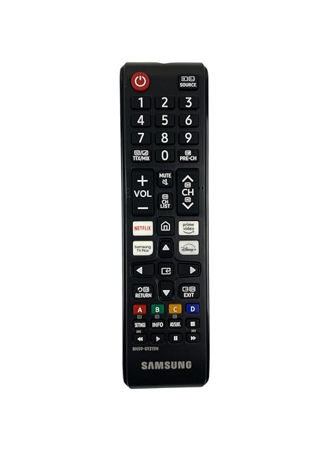 Ceybo OEM BN59-01315N Remote Control for Samsung Smart TVs Includes Netflix, Disney+, Prime Video & Samsung TV Shortcuts UN43TU7000F, UN50TU7000F, UN55TU7000F, UN43RU7100, UN43RU7200