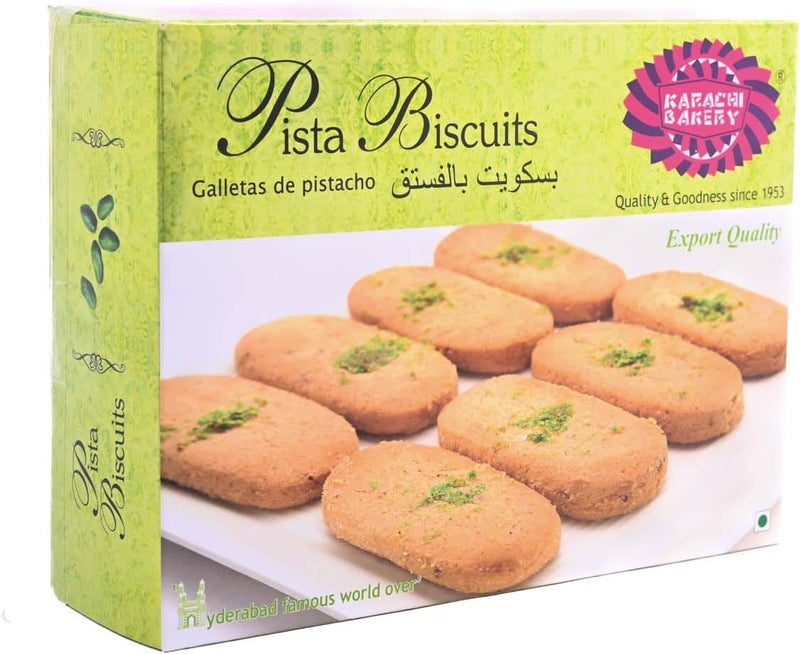 Karachi Bakery بسكويت بيستاشيو من مخبز كراتشي 400 جرام - 100% نباتي - Image 4