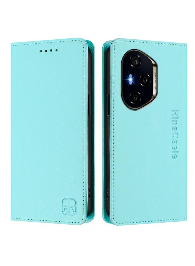 جرين تايجر جراب لهاتف Honor 400 RC01، جراب جلدي مزدوج الطي مزود بخاصية الشفط المغناطيسي بتقنية RFID - Image 2