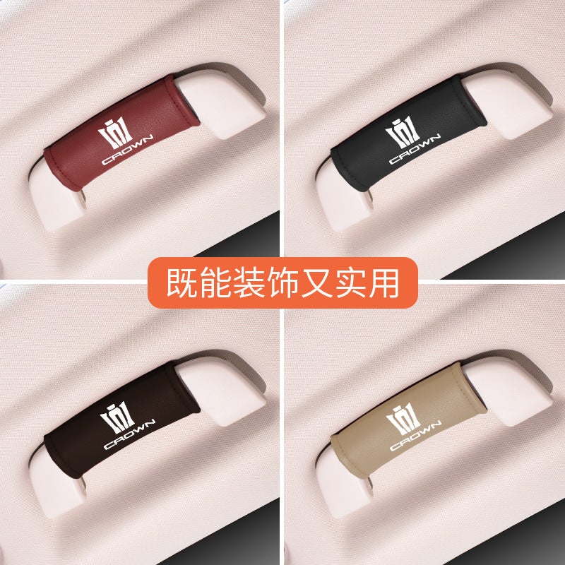 Suitable For Crown Lufang Wilfa Car Interior Supplies Roof Armrest Set Car Door Handle Pull Protective Cover - Image 5