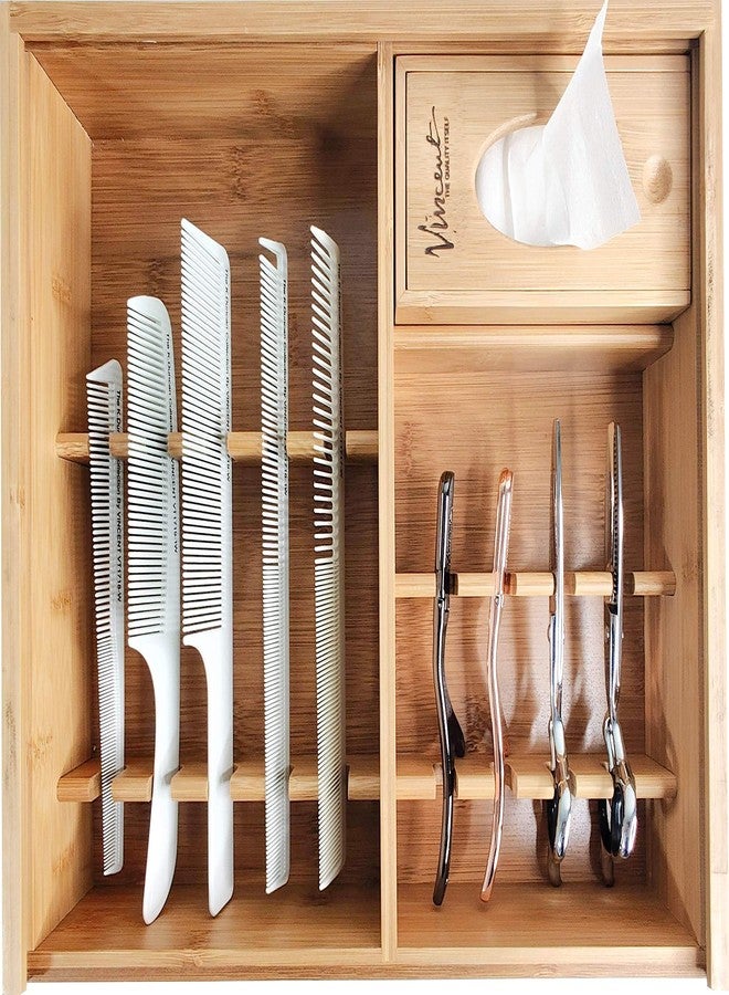 فنسنت منظم محطة صينية سطح الطاولة من فينسنت CRS (للأمشاط وشفرات الحلاقة والمقصات) - Image 4