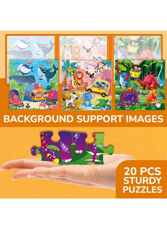 quokka Magnetic Puzzles For Kids Ages 35 36 Pieces Travel Toddler Puzzles By Quokka Animal Car Activities Toy For Boys And Girls 48 Yo Learning Magnet For Road Trip - Image 5